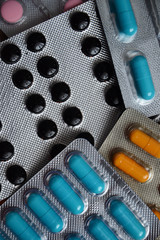 Pills medicaments shilajit health background 3