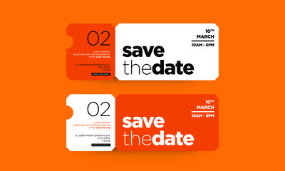 Save The Date Minimalist Modern Invitation Design