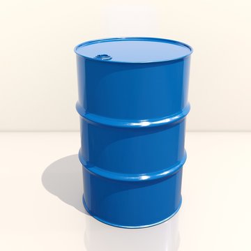Single Blue Barrel