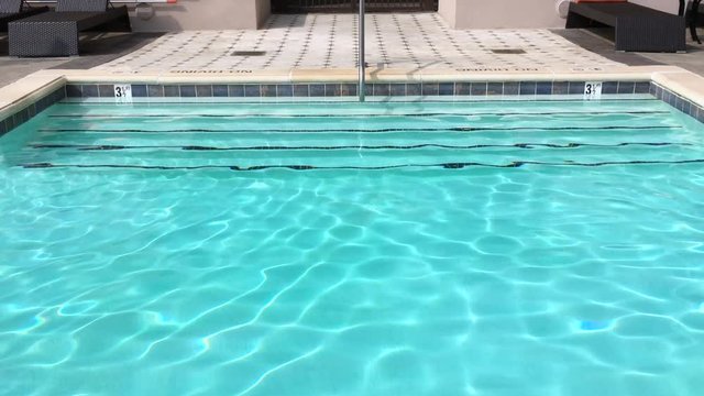 Beautiful clear aqua water pool background with steps