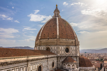Fototapeta na wymiar Nice view of Florence Cathedral