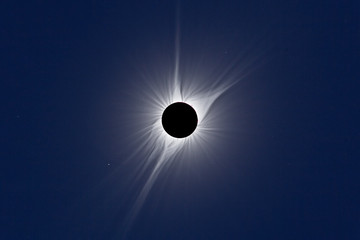 Obraz premium North American Total Solar Eclipse 2017. HDR Corona Composite