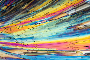 colorful sugar micro crystals