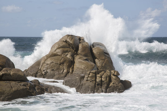 Waves and Rocks, Barca Point, Muxia; Fisterra