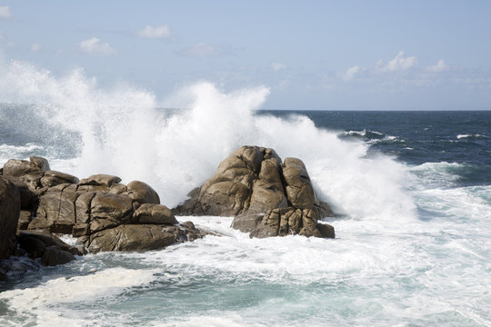 Rock at Barca Point, Muxia; Fisterra; Costa de la Muerte; Galicia