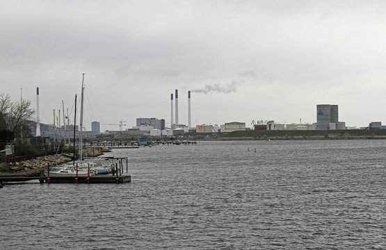heavy industry in the Copenhagen harbor area