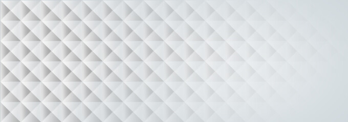 geometric white texture on a white background.