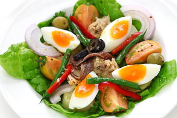 nicoise salad, french traditional cuisine