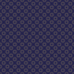 Geometric abstract pattern. Seamless sacred geometry background. Dark blue and gold texture. Graphic modern pattern. Vector.