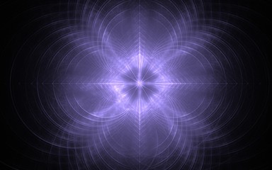 Digitally generated image made of colorful fractal