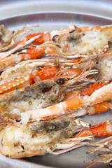 Closeup of Prawn Head