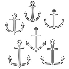 vector set of anchor