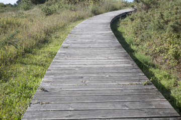 Footpath at Valdovino Beach, Galicia