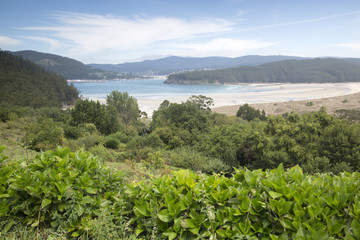 Fototapeta na wymiar Vilarube Beach; Galicia