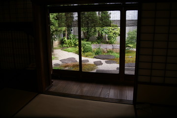日本家屋　庭