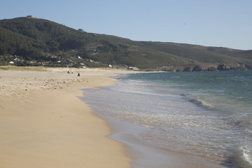 Fototapeta na wymiar Doninos Beach in Ferrol