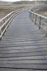 Walkway at Doninos Beach, Ferrol