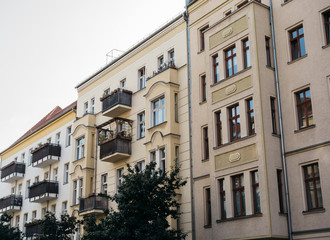 Fototapeta na wymiar real estate houses in germany