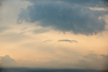 Blue sky and white cloud