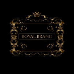 Luxury Design with gold color