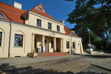 Railway station in Modlin