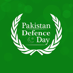 illustration of elements of Pakistan defence Day Background