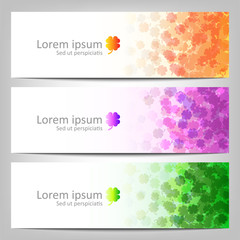 Abstract colorful  background brochure template.