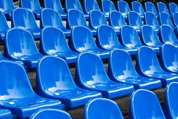 Stadium seats.