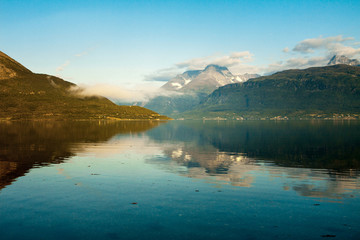 Norwegian fjord.