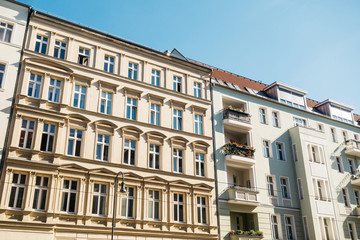 Fototapeta na wymiar real estate picture of buildings at berlin