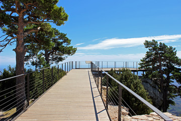 Fototapeta na wymiar Mirador del parque natural de Els Ports, Tortosa (Cataluña)