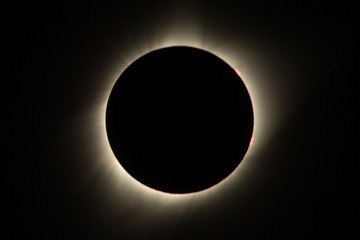 Fototapeta na wymiar corona solar eclipse 2017