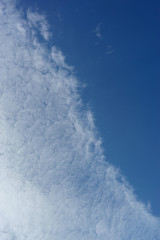 cloudy blue sky for background