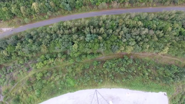 Aerial View Ruhr Vally Landscpe including Forest Highway Rivers and Landmarks 