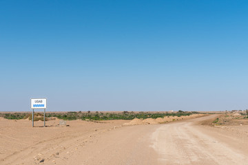 C34-road crossing the Ugab River