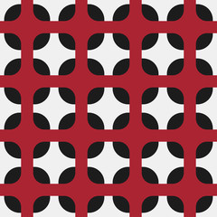 Seamless vector pattern with rounded squares