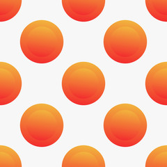 Seamless vector pattern with orange circles