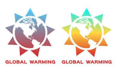 global warming icon