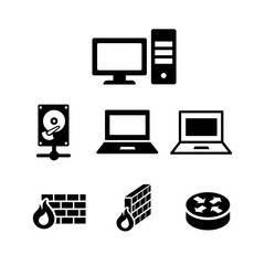 Computer icon set