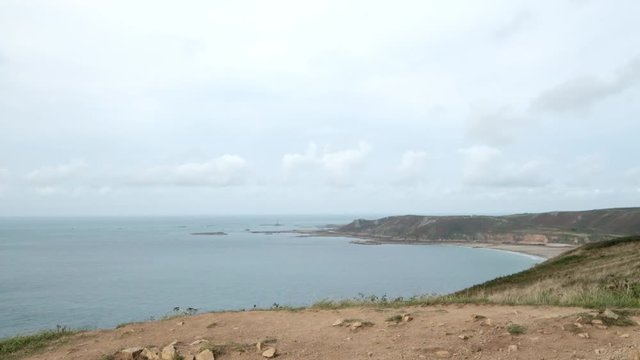 Goury coast with wind