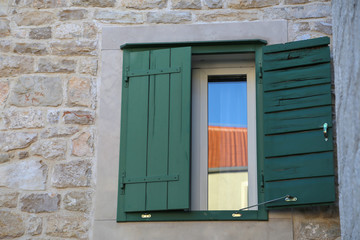 Windows with shutters