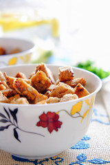 Rusks in a light cup.
