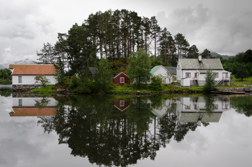 Obraz premium Norvegia, parco della città di Alesund