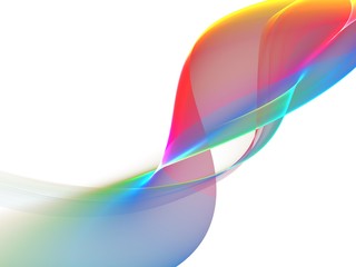      Abstract color wave design element 