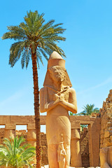 Rameses II Statue at Karnak Temple, Luxor, Egypt