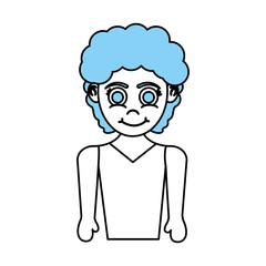 Girl cartoon icon Kid childhood little and people theme Isolated design Vector illustration