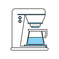 Coffee machine icon Coffee time drink and beverage theme Isolated design Vector illustration