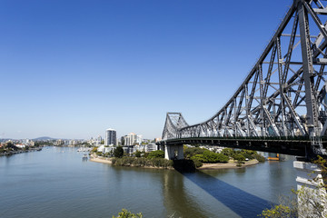 Fototapeta na wymiar Brisbane Story Bridge.