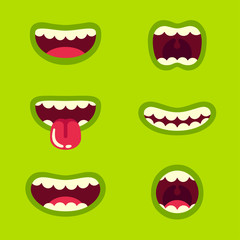 Monster mouth set