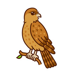 Cartoon Chimango bird